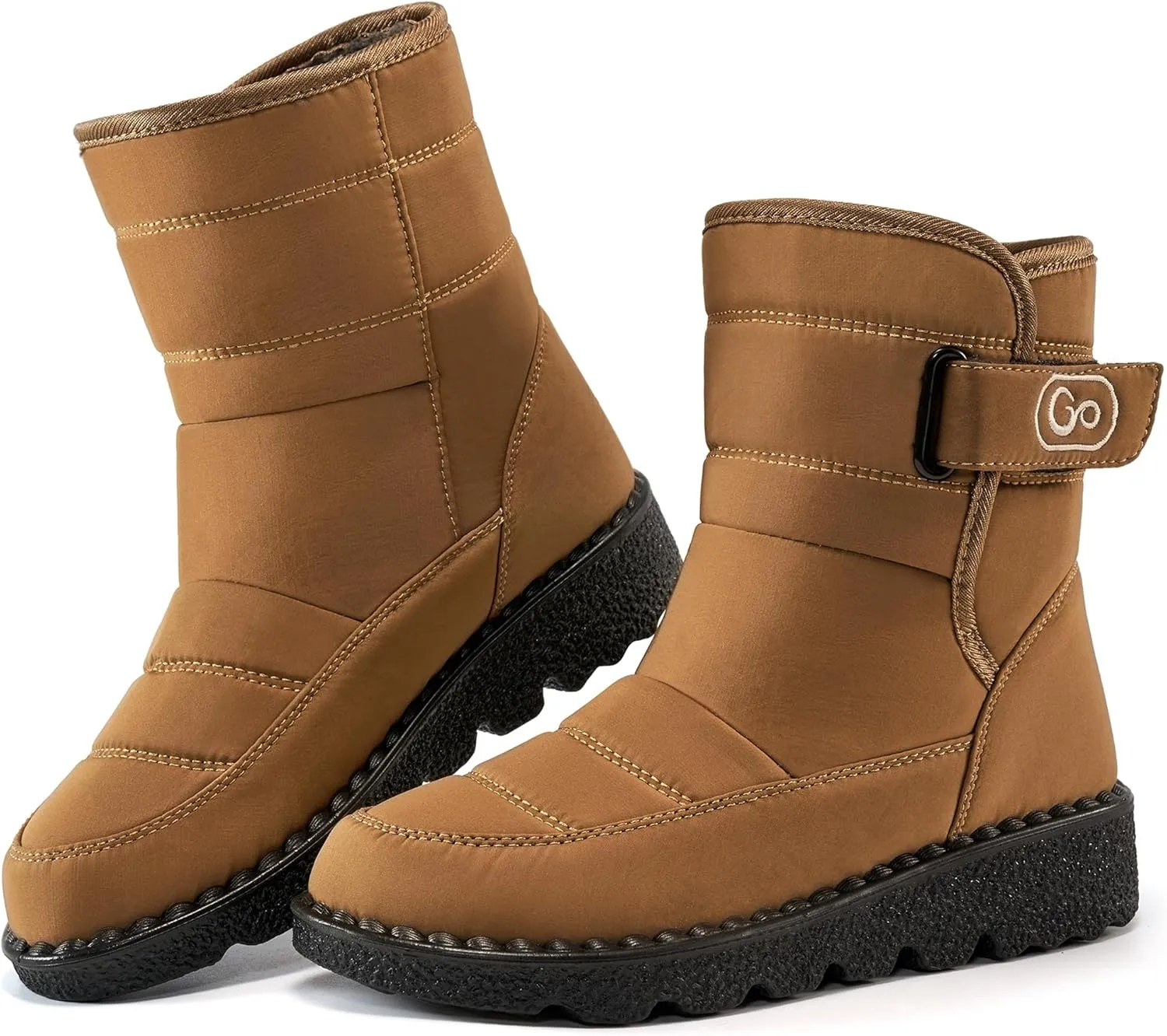 Ablanczoom Womens Winter Snow Boots With Warm Fur Lining Comfortable Booties Non Slip Waterproof Outdoor Shoes