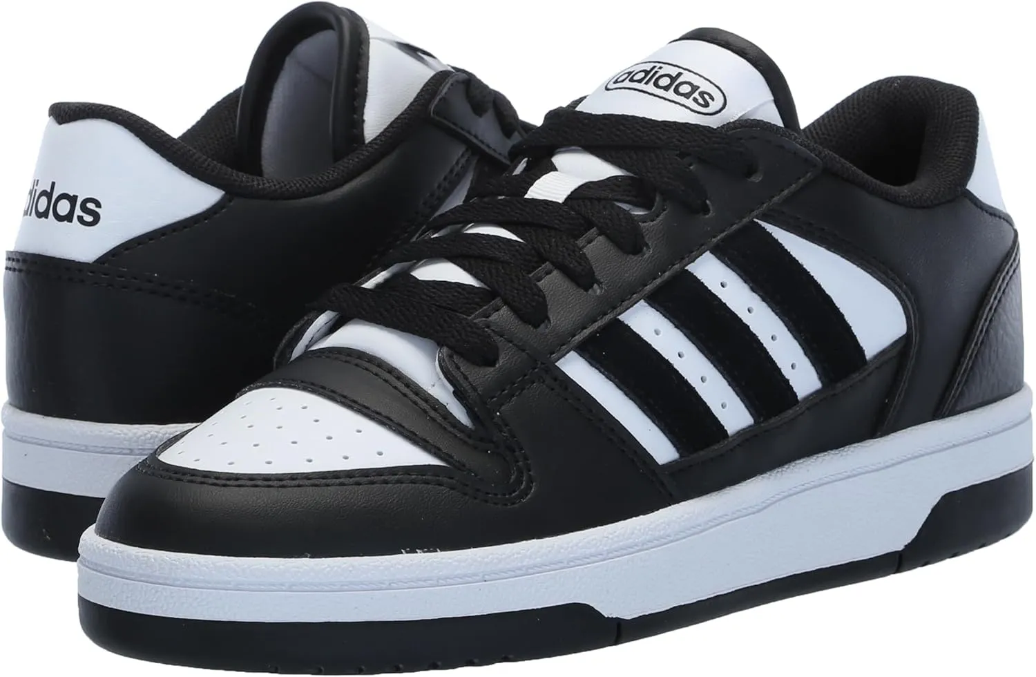 adidas Mens Break Start Lace Up Sneakers Shoes Casual - Grey