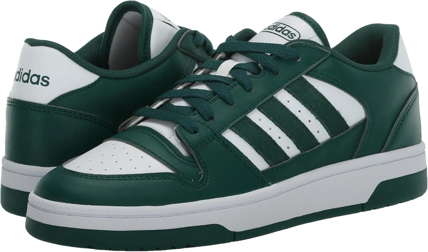 adidas Mens Break Start Lace Up Sneakers Shoes Casual - Grey