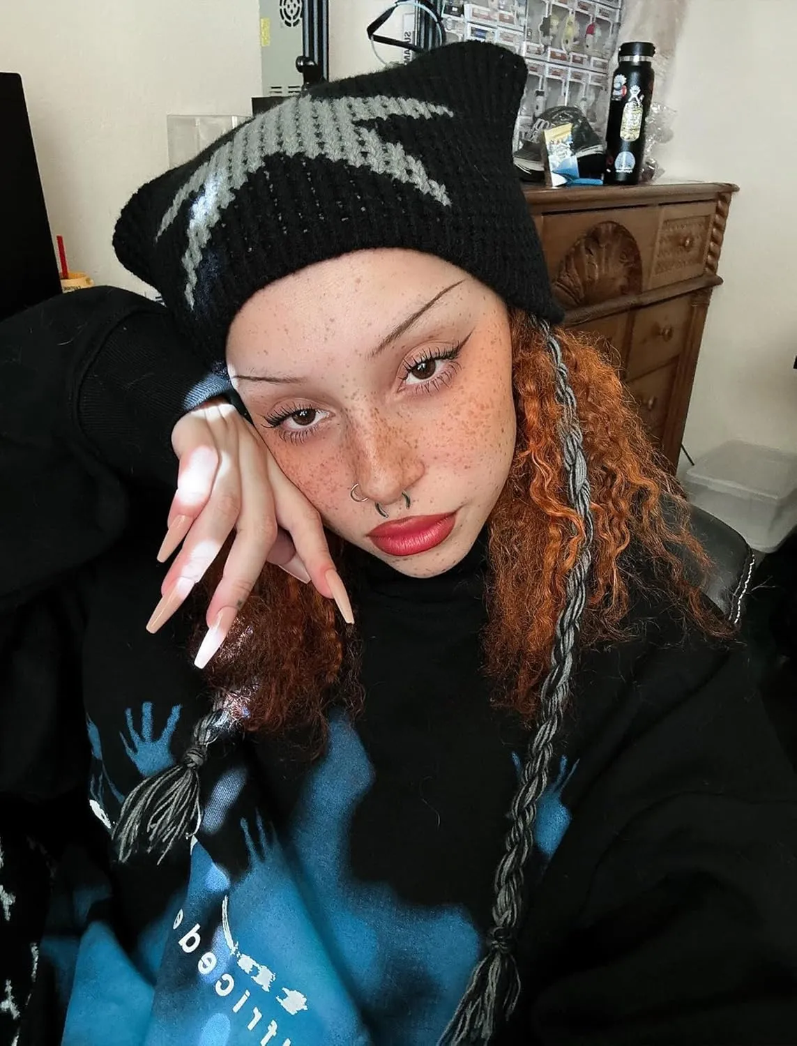 Aelfric Eden Graphic Hoodies Vintage Printed Hoodie Sweatshirt Casual Oversized Long Sleeve Streetwear Hooded Pullover