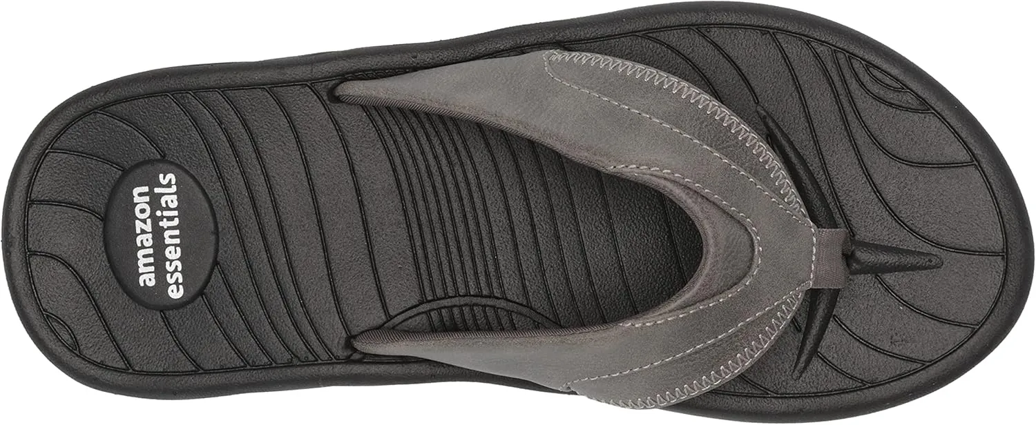 Amazon Essentials Men's Slip-on Flip Flop Comfort Sandals, Casual