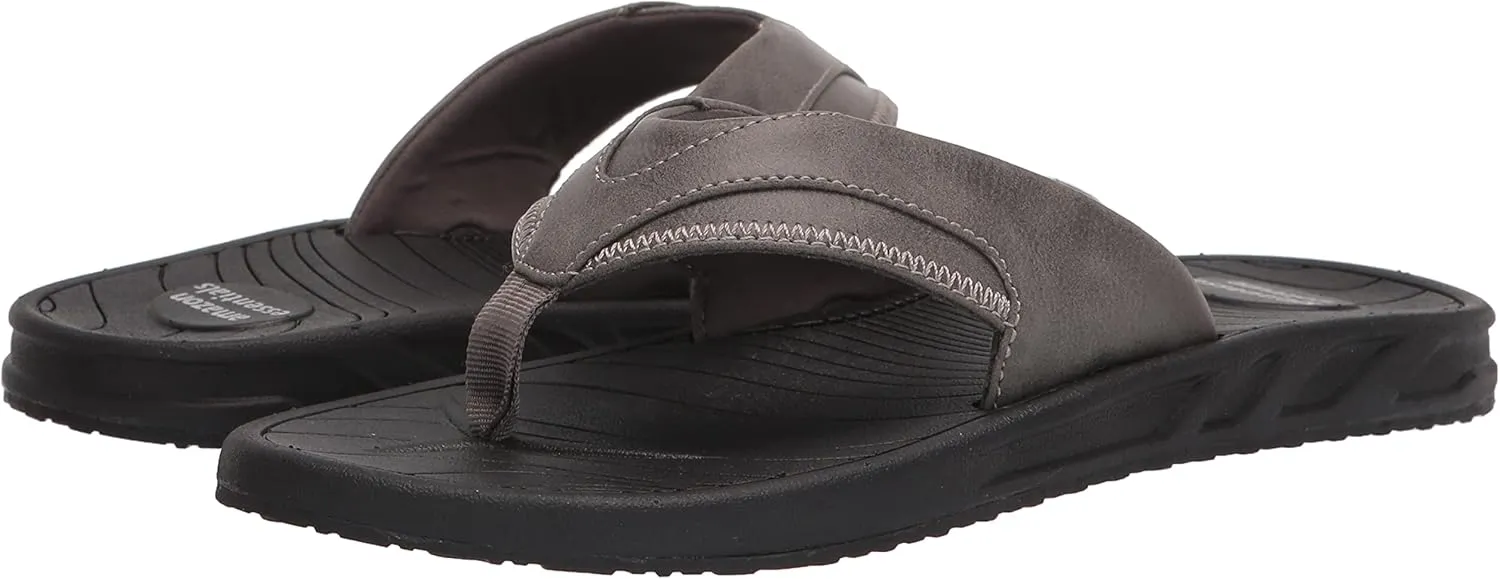 Amazon Essentials Men's Slip-on Flip Flop Comfort Sandals, Casual