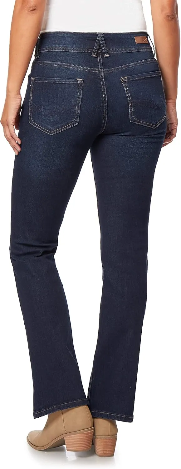 Angels Forever Young Women's Curvy Bootcut Mid-Rise Jeans (Standard and Plus)