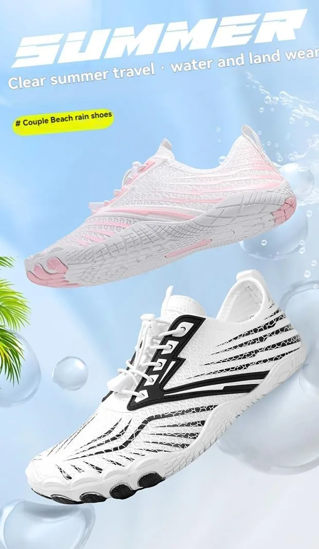 Barefoot Shoes Women Men Non Slip Wide Toe Box Waterproof Running Sneakers Athletic Workout Couple Shoe Hiking Travel Fishing Grounded Footwear Unisex Outdoor Casual Zero Drop Sneaker