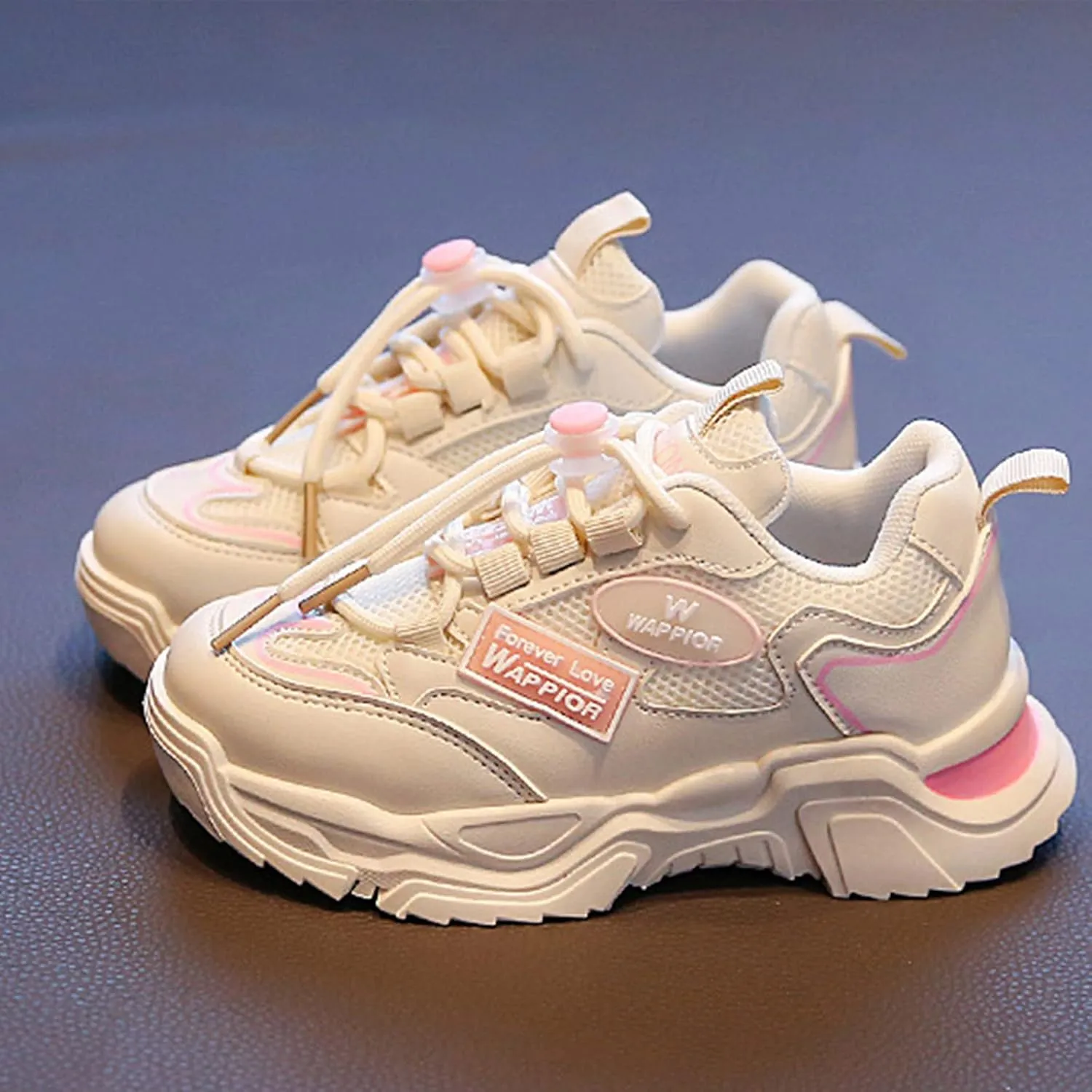 Boys Girls Sneakers Kids Tennis Shoes Lightweight Breathable Mesh Walking Running Shoe for Toddler/Little Kid/Big Kid