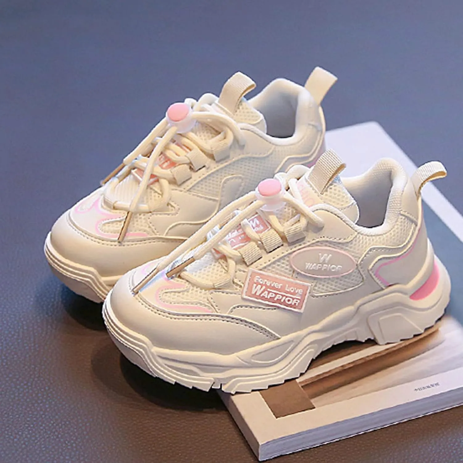 Boys Girls Sneakers Kids Tennis Shoes Lightweight Breathable Mesh Walking Running Shoe for Toddler/Little Kid/Big Kid