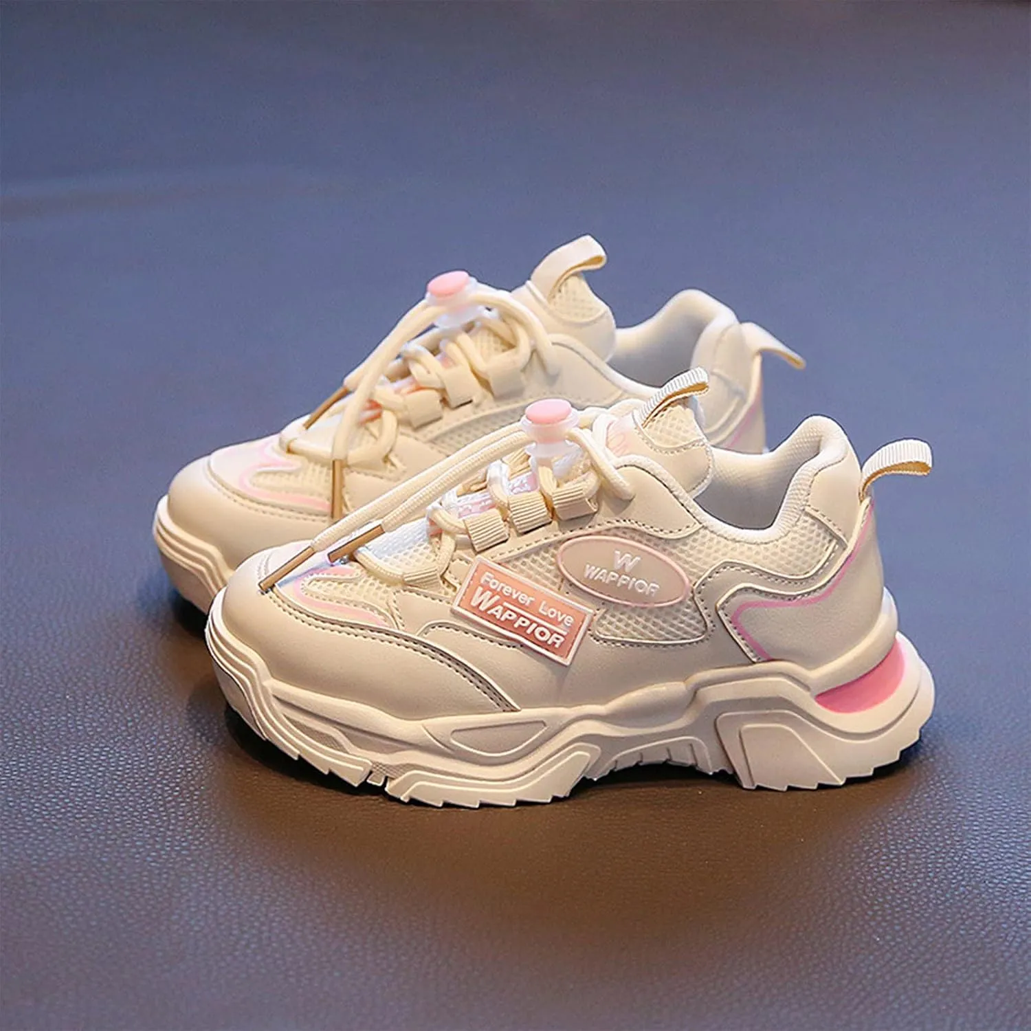 Boys Girls Sneakers Kids Tennis Shoes Lightweight Breathable Mesh Walking Running Shoe for Toddler/Little Kid/Big Kid