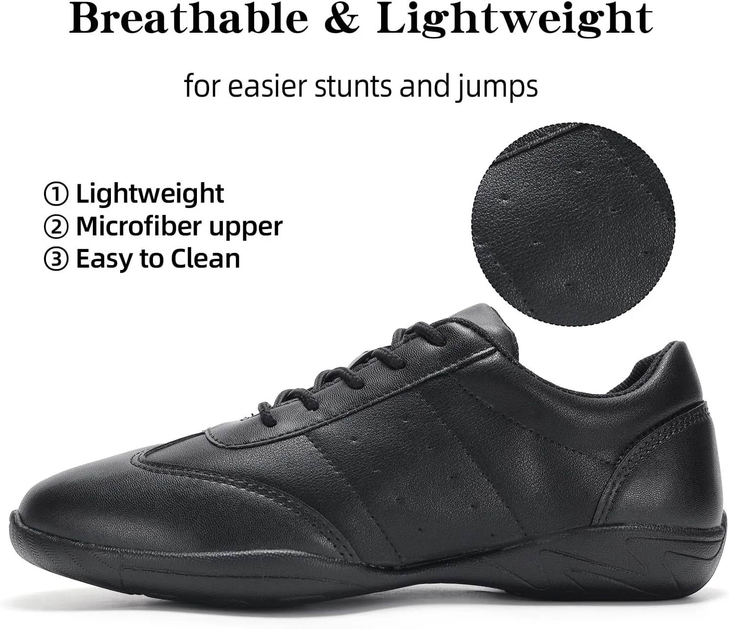 Cheer Shoes Girls Lightweight Comfortable Dance Cheerleader Sneakers