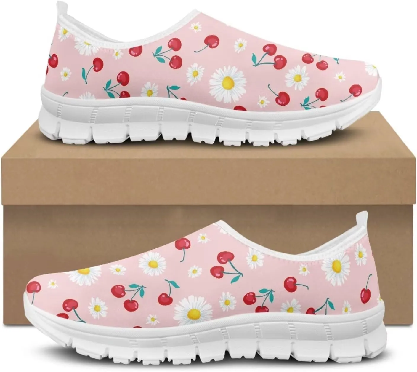 Coloranimal Flats for Women Walking Shoes Casual Flats Comfortable Womens Travel Shoes Loafers with Anti Skid Sole Fashion Womens Footwear