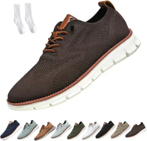 Comfofeet Ultra Comfortable Orthopedic Shoes, Breeze Mens Casual Fashion Walking Mesh Sneakers, Lightweight Soft Sole