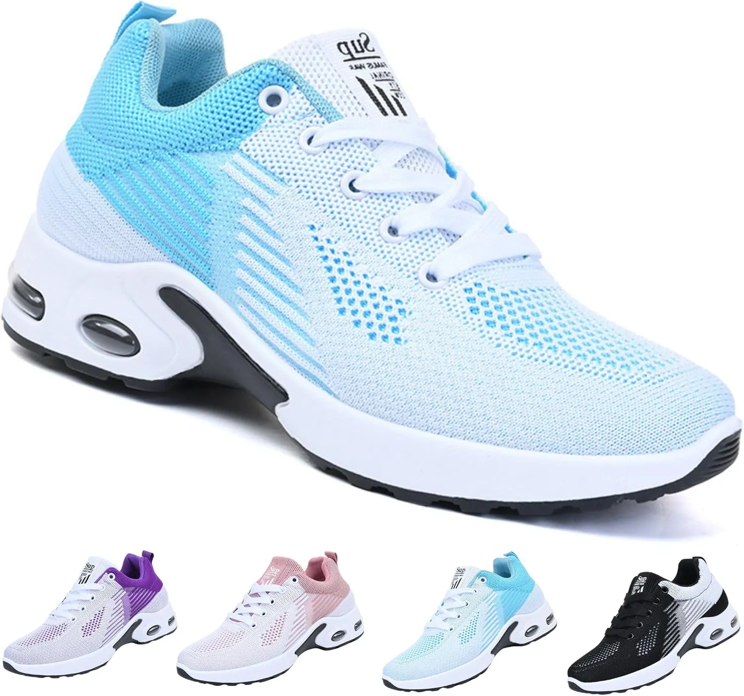 Comfort Sneaker for Women Casual Womens Walking Shoes Lightweight Breathable Mesh Air Cushion Sneaker