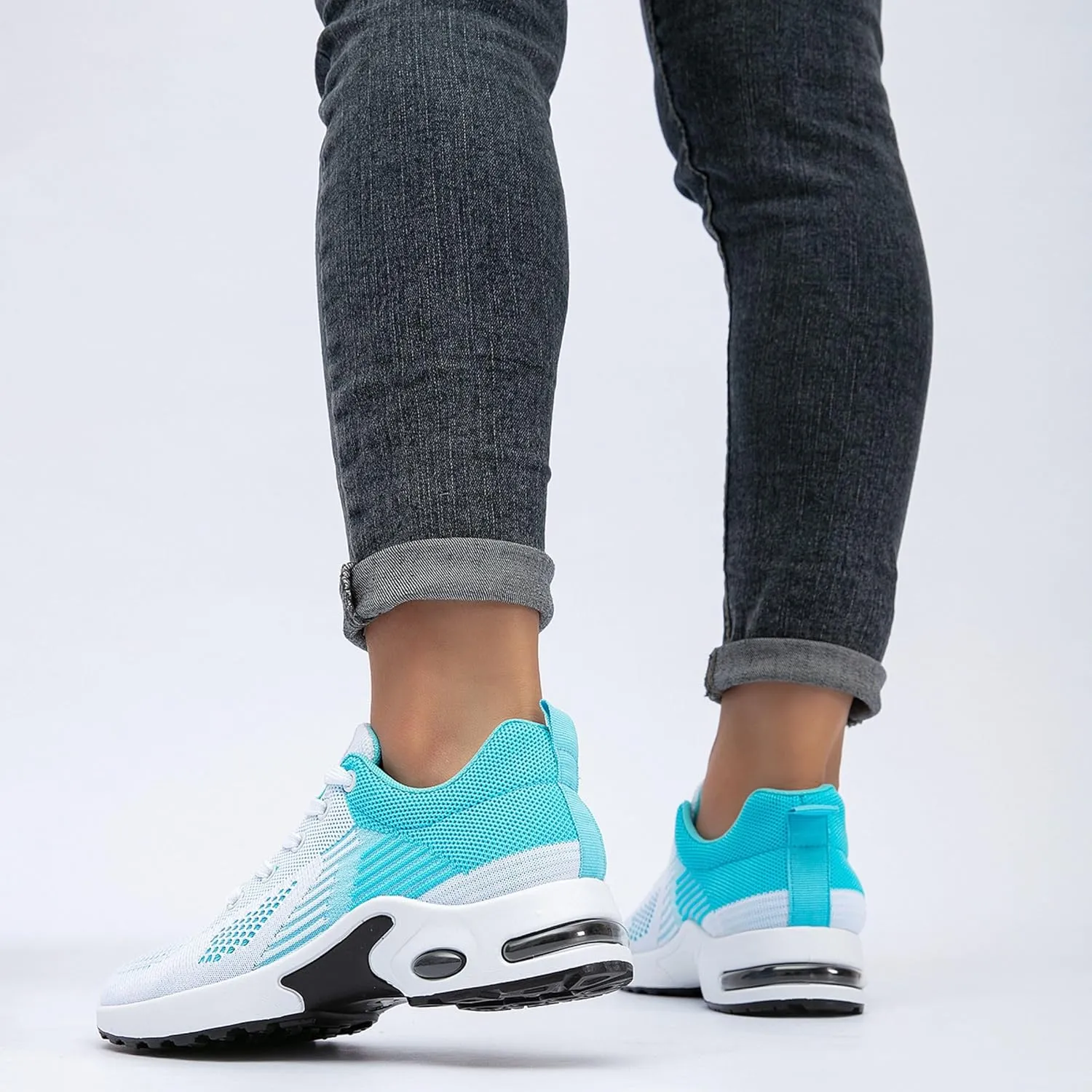 Comfort Sneaker for Women Casual Womens Walking Shoes Lightweight Breathable Mesh Air Cushion Sneaker