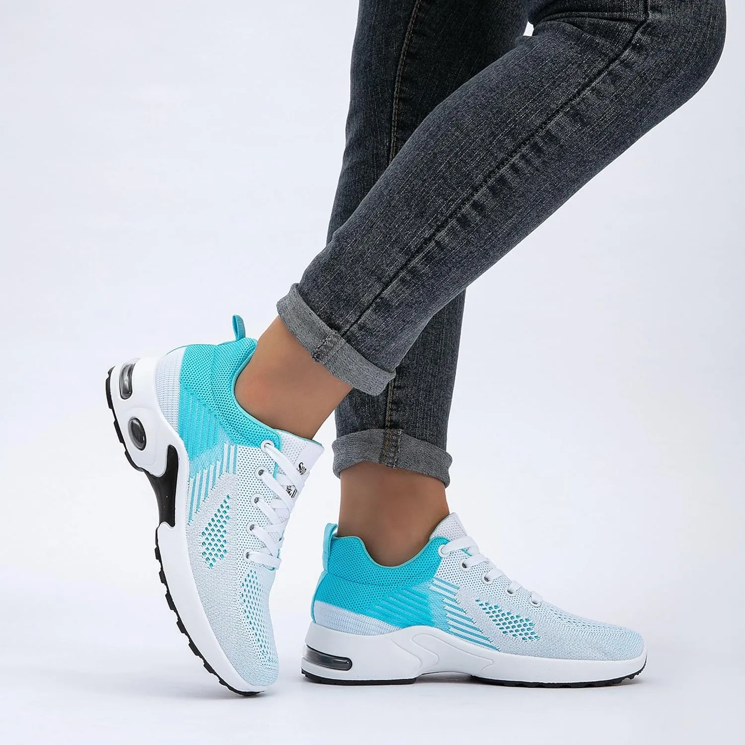 Comfort Sneaker for Women Casual Womens Walking Shoes Lightweight Breathable Mesh Air Cushion Sneaker