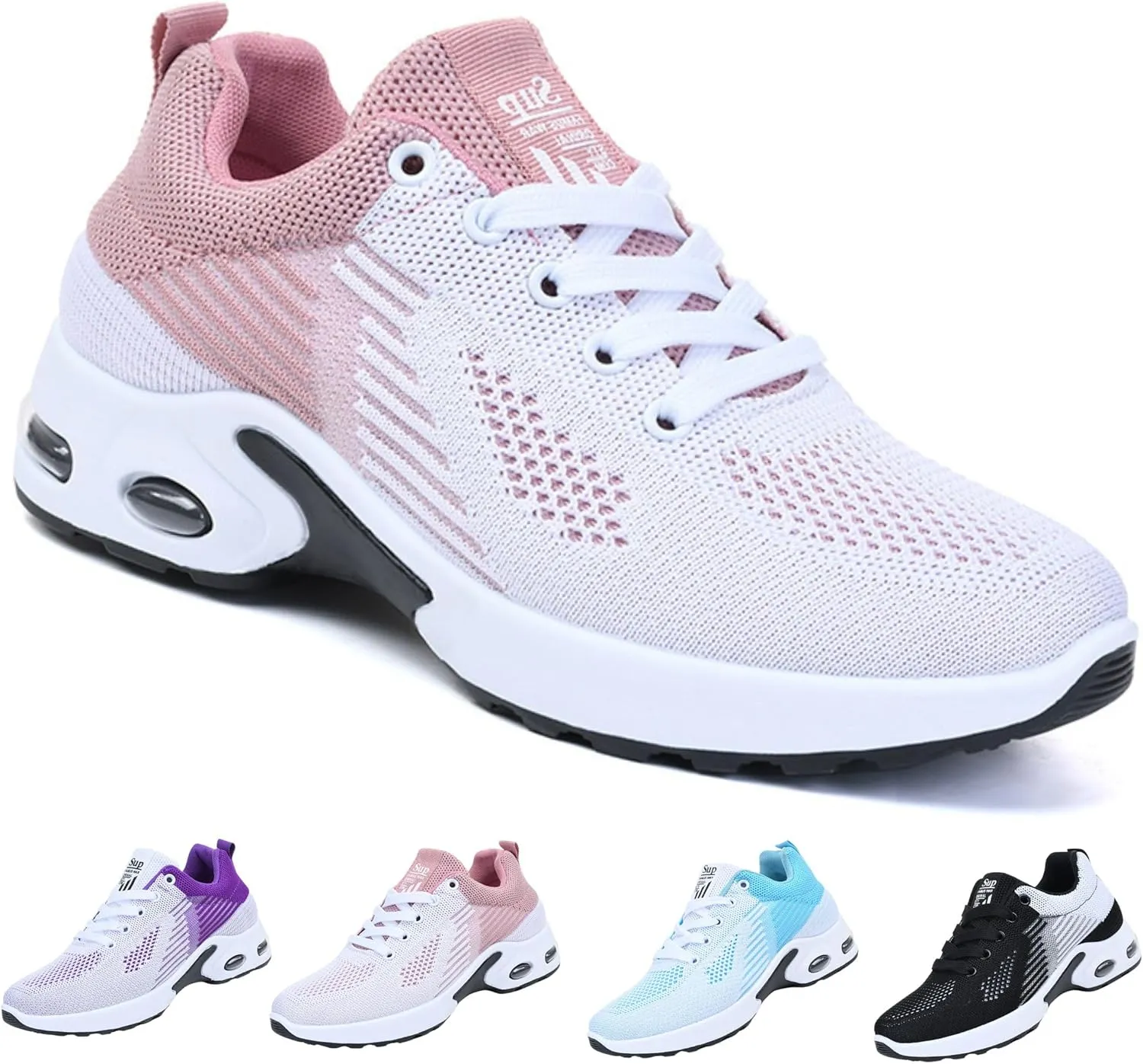 Comfort Sneaker for Women Casual Womens Walking Shoes Lightweight Breathable Mesh Air Cushion Sneaker
