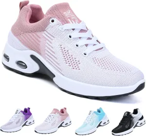 Comfort Sneaker for Women Casual Womens Walking Shoes Lightweight Breathable Mesh Air Cushion Sneaker