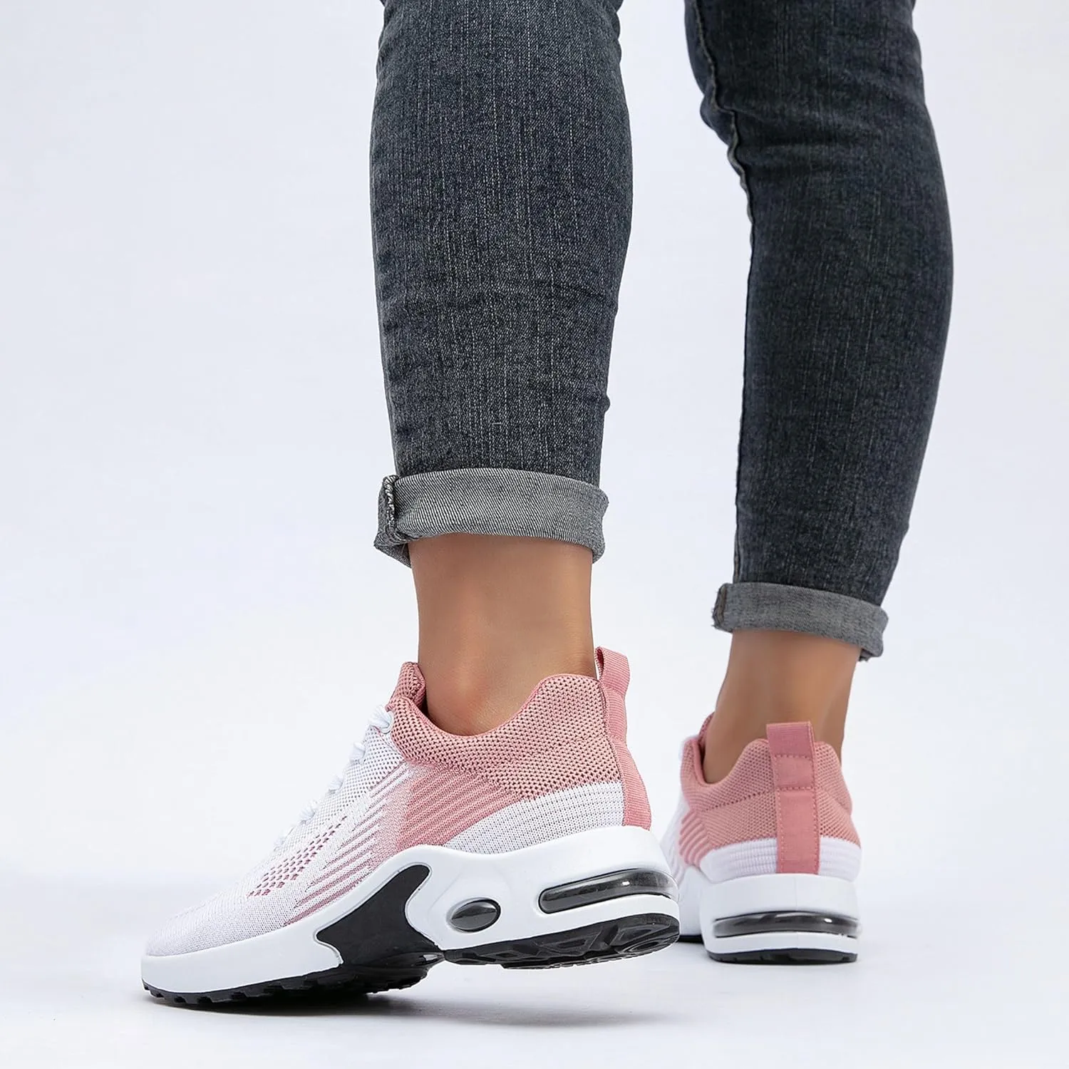 Comfort Sneaker for Women Casual Womens Walking Shoes Lightweight Breathable Mesh Air Cushion Sneaker