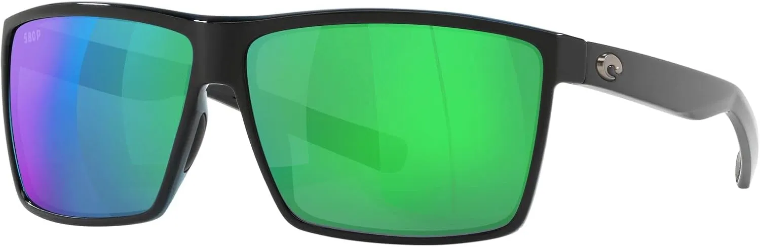 Costa Del Mar Men's Rincon Fishing and Watersports Rectangular Sunglasses