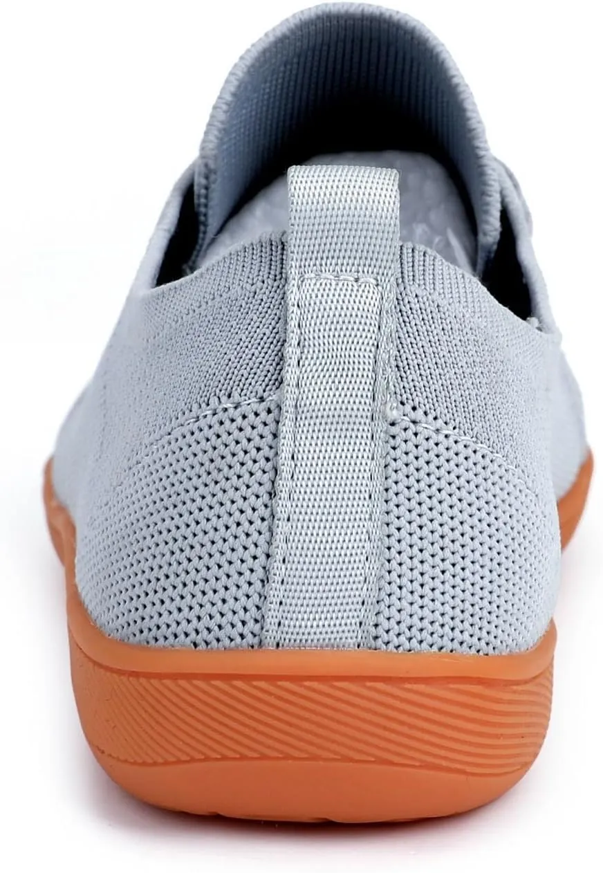 Couple Solid Color Wide Head Outdoor Barefoot Casual Shoes Breathable Comfortable Mens Sneaker Shoes with Arch Support