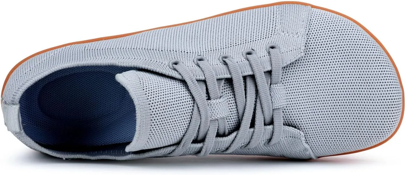 Couple Solid Color Wide Head Outdoor Barefoot Casual Shoes Breathable Comfortable Mens Sneaker Shoes with Arch Support