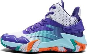 DHOVOR Mens High-top Basketball Shoes, Youth Fashion Basketball Sneakers, Non Slip Basketball Trainers Sports Shoes for Men Walking Shoes Indoor and Outdoor