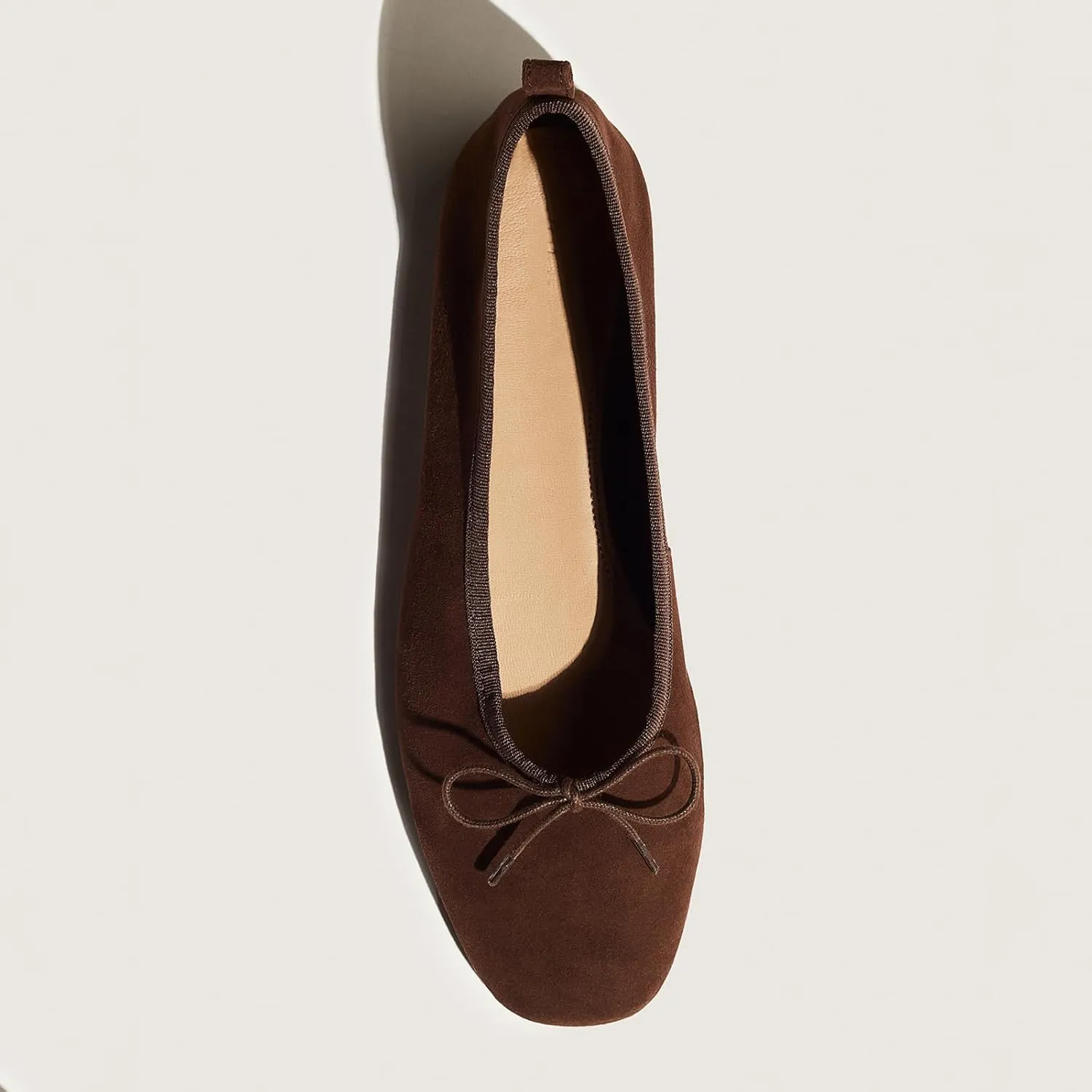 DOEYG Ballet Flats for Women Mary Janes Round Toe Low Heel Bowknot Elastic Straps Flats Shoes