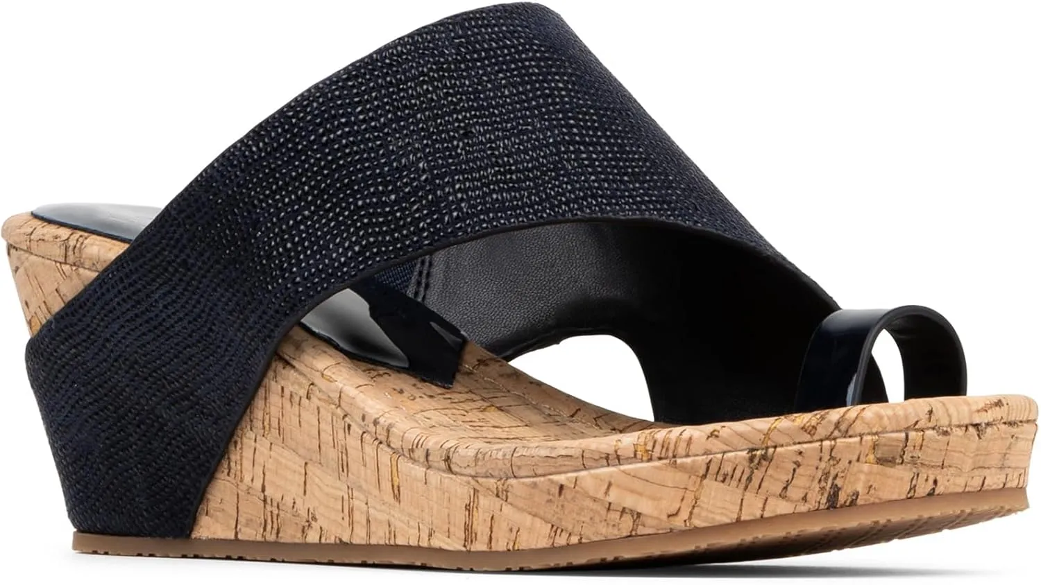 Donald J Pliner Women's Gyer Sandal – Distressed Metallic Leather Upper Wedge