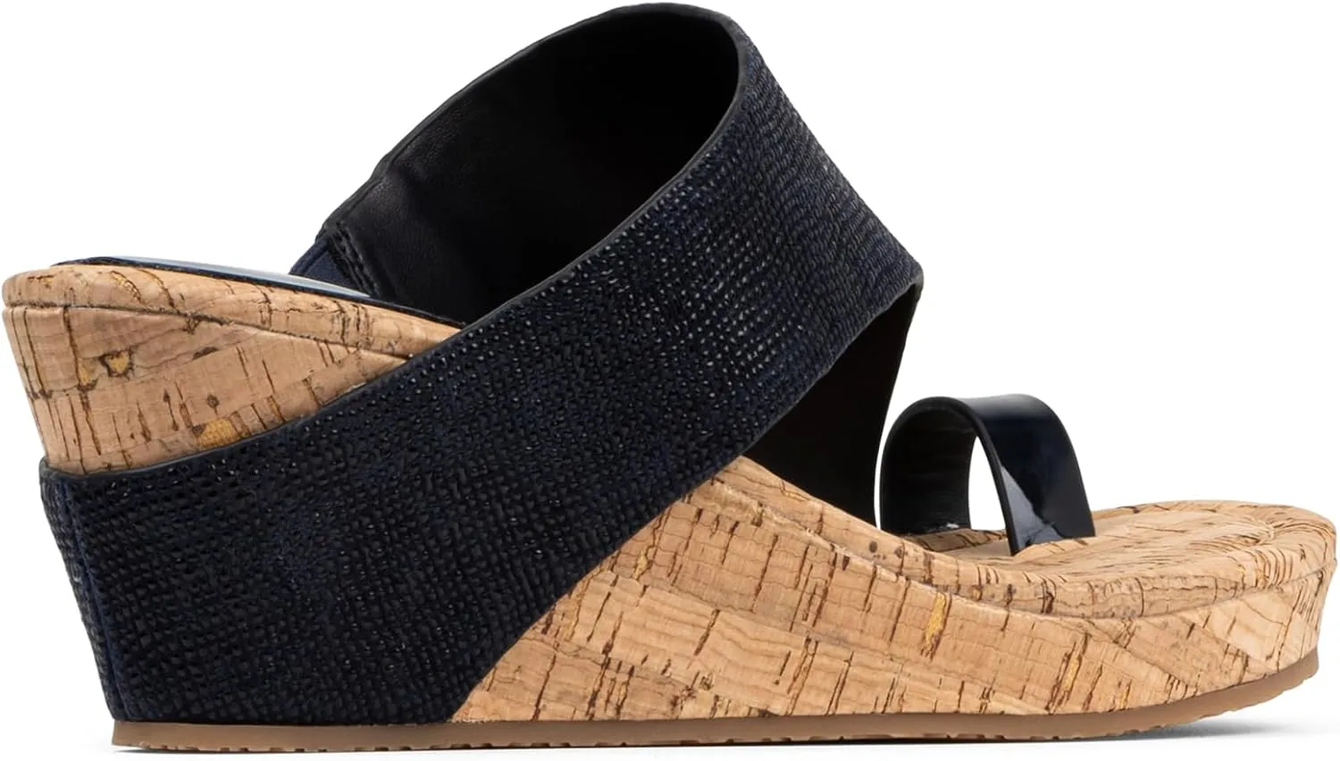 Donald J Pliner Women's Gyer Sandal – Distressed Metallic Leather Upper Wedge
