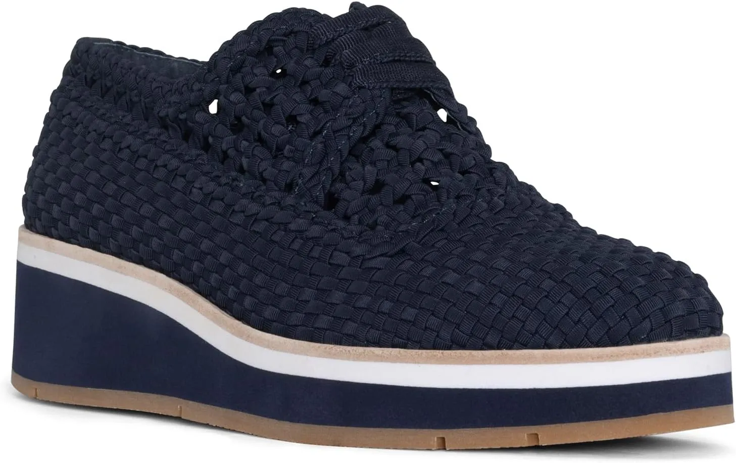 Donald J Pliner Women's Napoli Crepe Elastic Wedge Sneaker