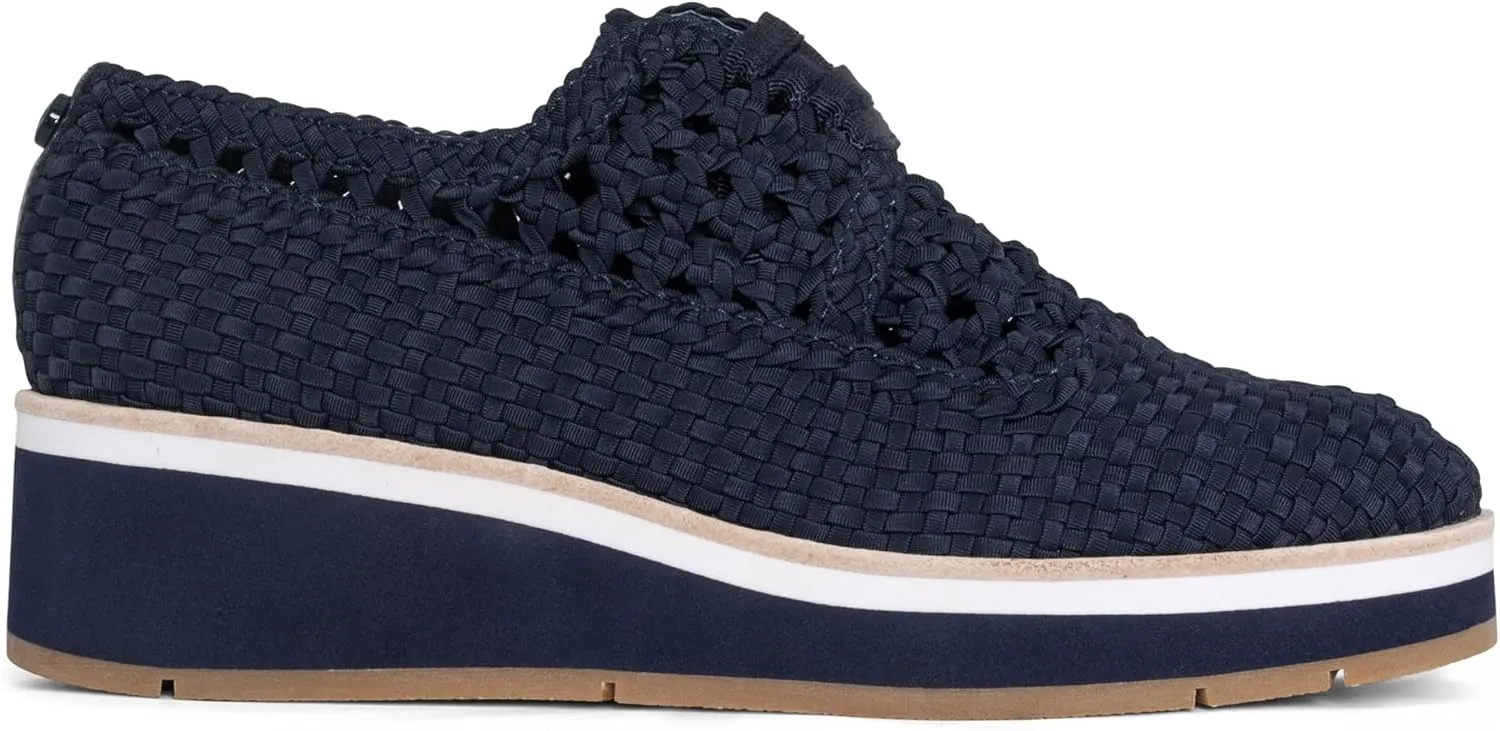Donald J Pliner Women's Napoli Crepe Elastic Wedge Sneaker