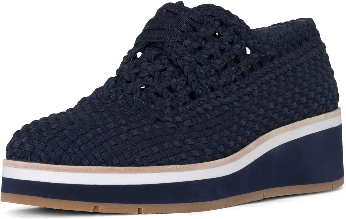Donald J Pliner Women's Napoli Crepe Elastic Wedge Sneaker