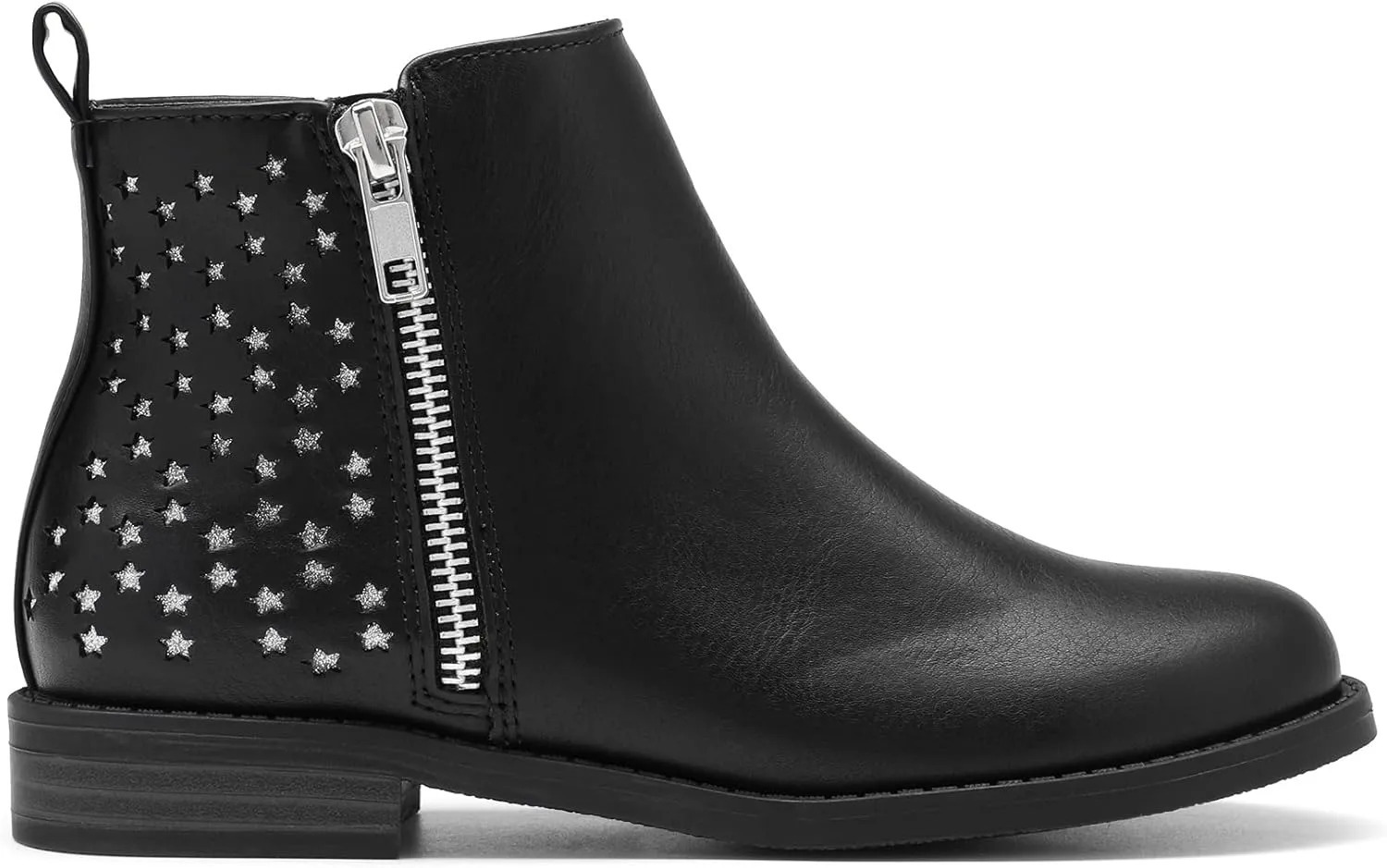 DREAM PAIRS Girls Ankle Boots with Side Zipper Low Heels Toddler/Little Kid/Big Kid