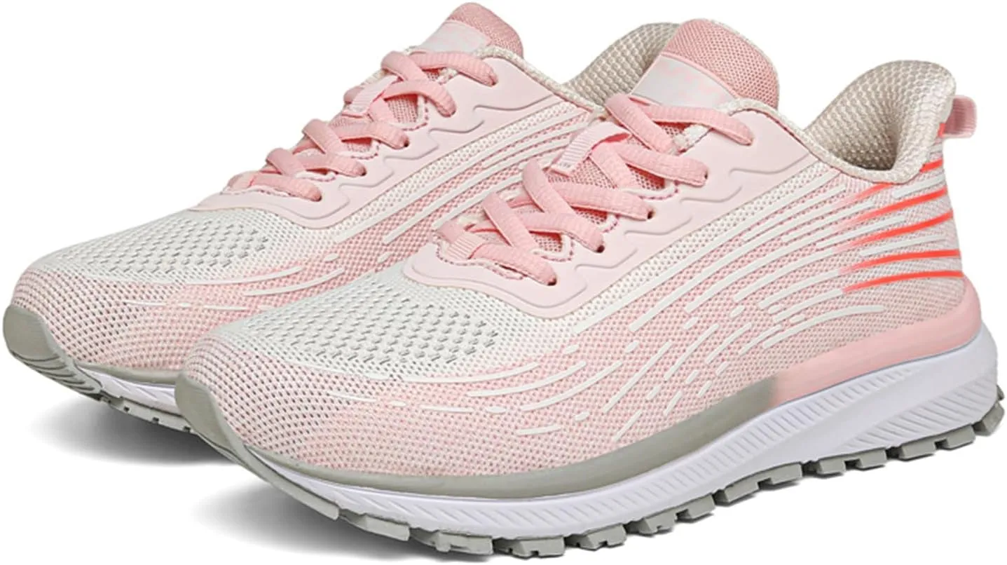 DUORO Womens Walking Shoes Comfortable Lightweight Breathable Non Slip Athletic Gym Workout Training Sneakers