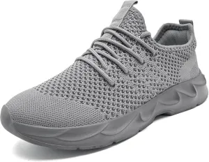 EGMPDA Men's Tennis Shoes Walking Lightweight Breathable Fashion Sneakers Non Slip Workout Gym Shoes for Running