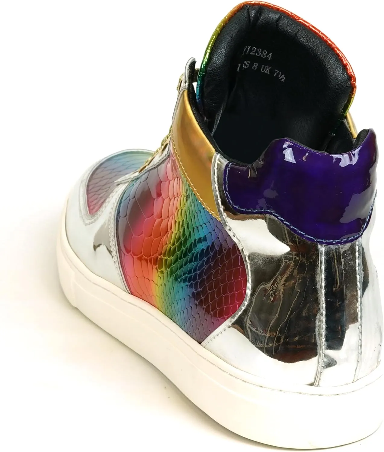 FI-2384 Multicolor Lace up High top Sneakers