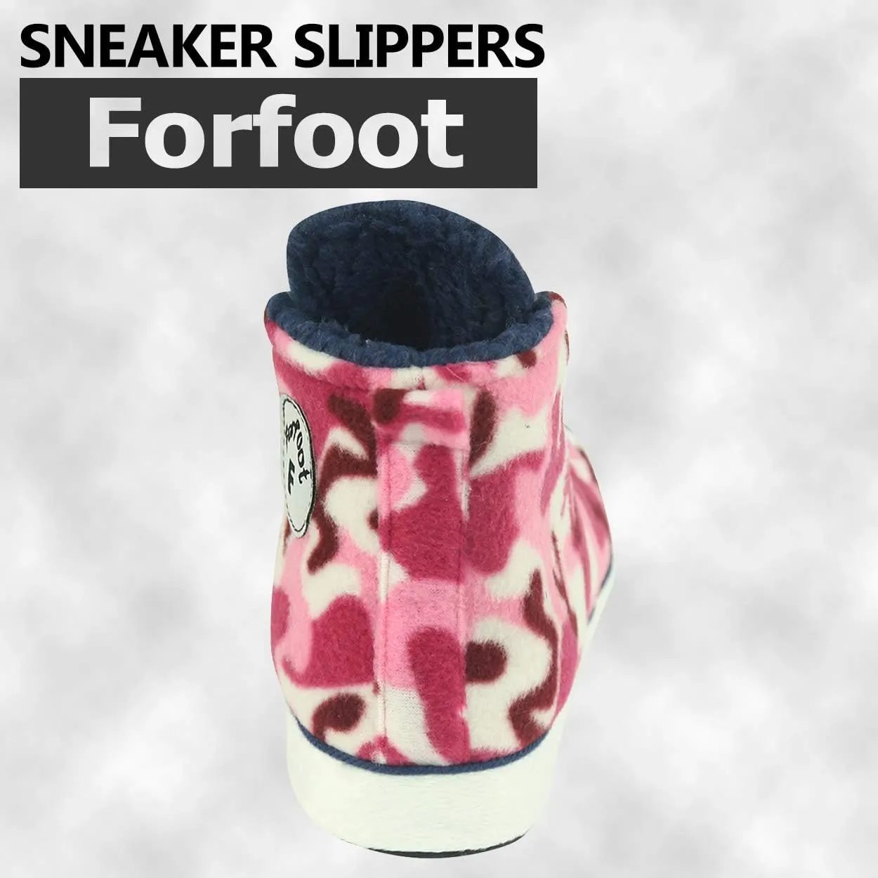 Forfoot Sneaker Slippers Men Comfy Cozy Indoor House Shoes Non Slip