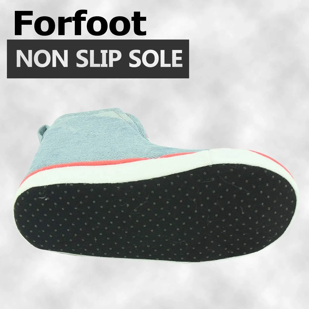 Forfoot Sneaker Slippers Men Comfy Cozy Indoor House Shoes Non Slip