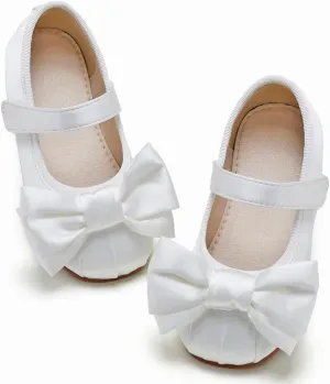 GINFIVE Toddler Girls Dress Shoes Little Girls Mary Janes Ballerina Flats Shoes Toddler