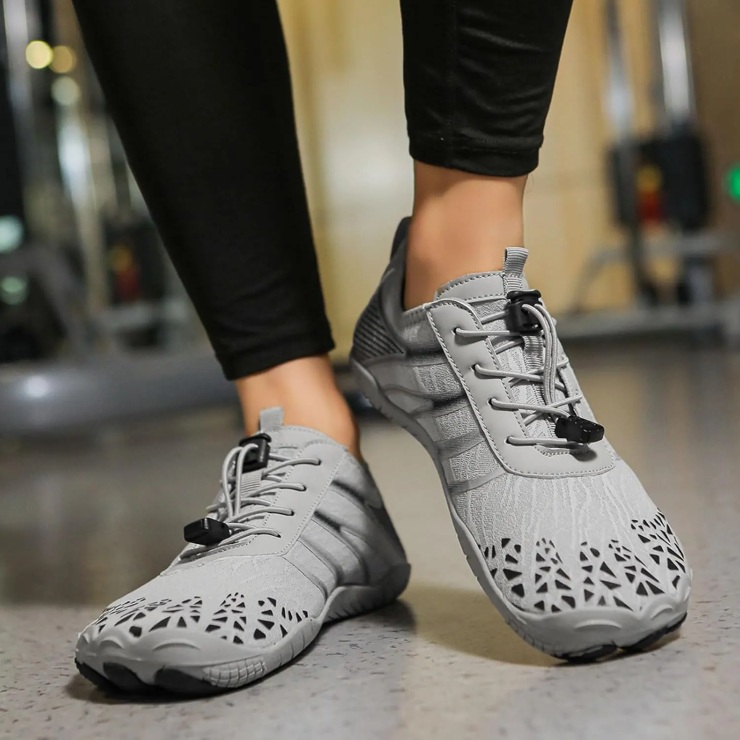 Grounded Barefoot Shoes for Men Women, Toe Shoes with Zero Drop, Non Slip Workout Shoes for Women Mens, Hiking Water Shoes, Barefoot Shoes as Neuropathy Shoes