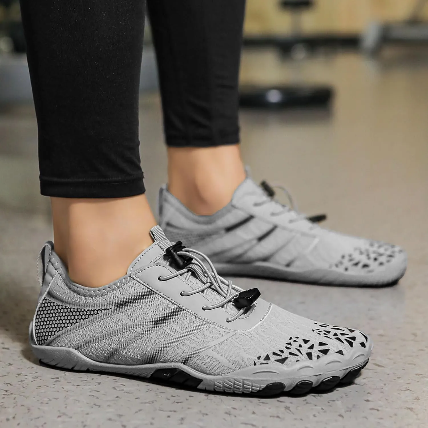 Grounded Barefoot Shoes for Men Women, Toe Shoes with Zero Drop, Non Slip Workout Shoes for Women Mens, Hiking Water Shoes, Barefoot Shoes as Neuropathy Shoes