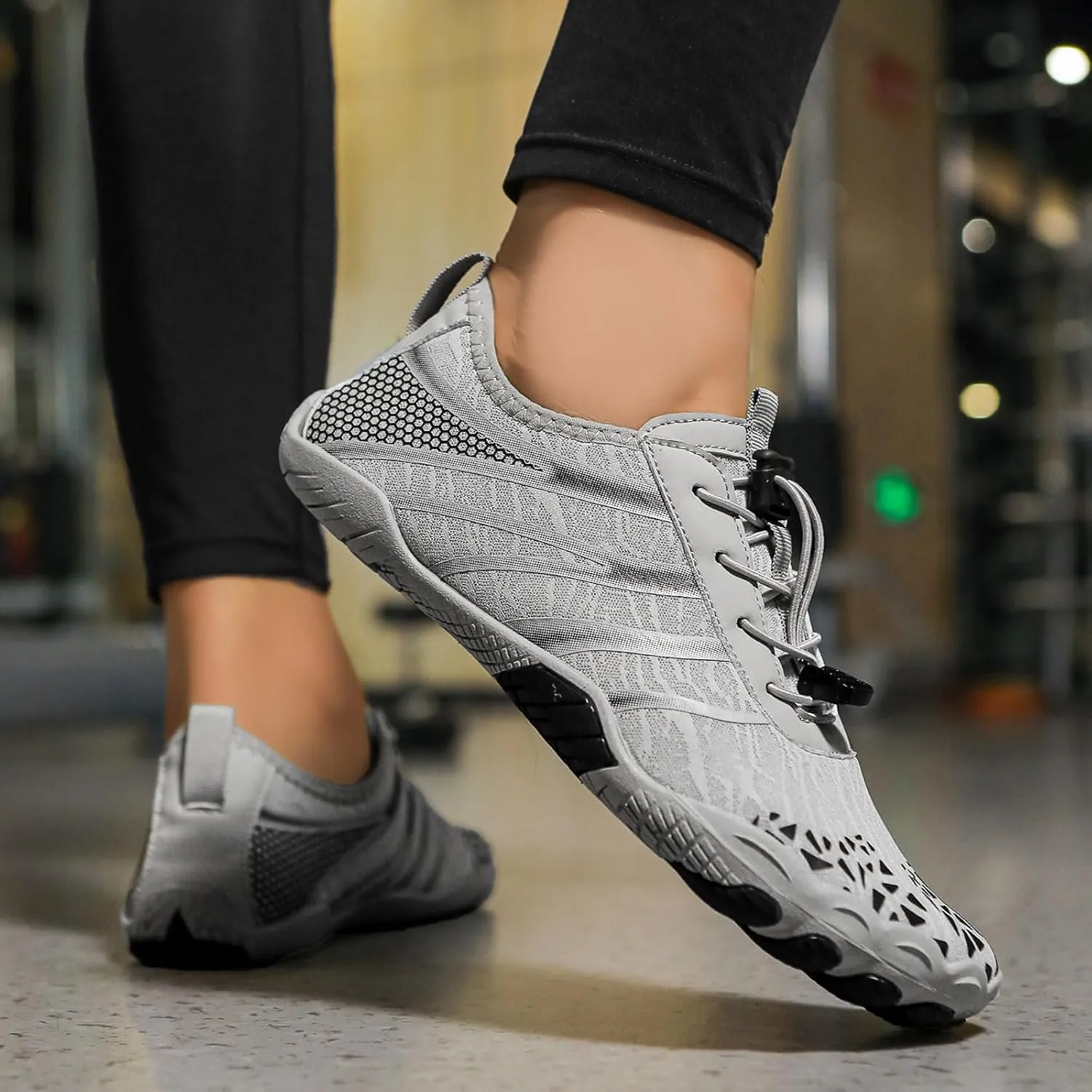 Grounded Barefoot Shoes for Men Women, Toe Shoes with Zero Drop, Non Slip Workout Shoes for Women Mens, Hiking Water Shoes, Barefoot Shoes as Neuropathy Shoes
