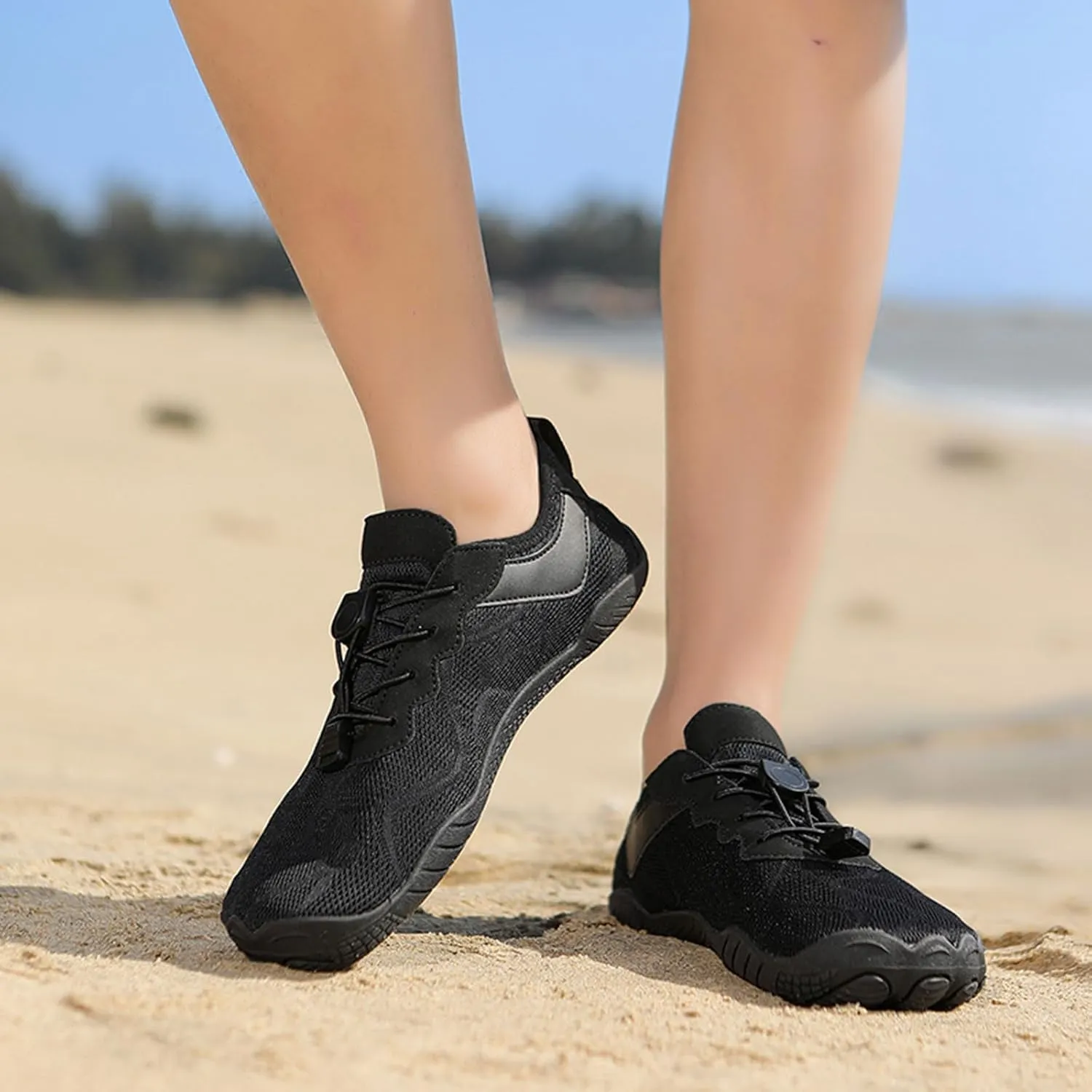 Grounded Footwear for Women Non Slip Barefoot Shoes Running Hiking Walking Shoe for Men Healthy & Non-Slip Wide Toe Box Beach Sneaker Lightweight Breathable Water Resistant Sneakers Comfort Wear Shoes
