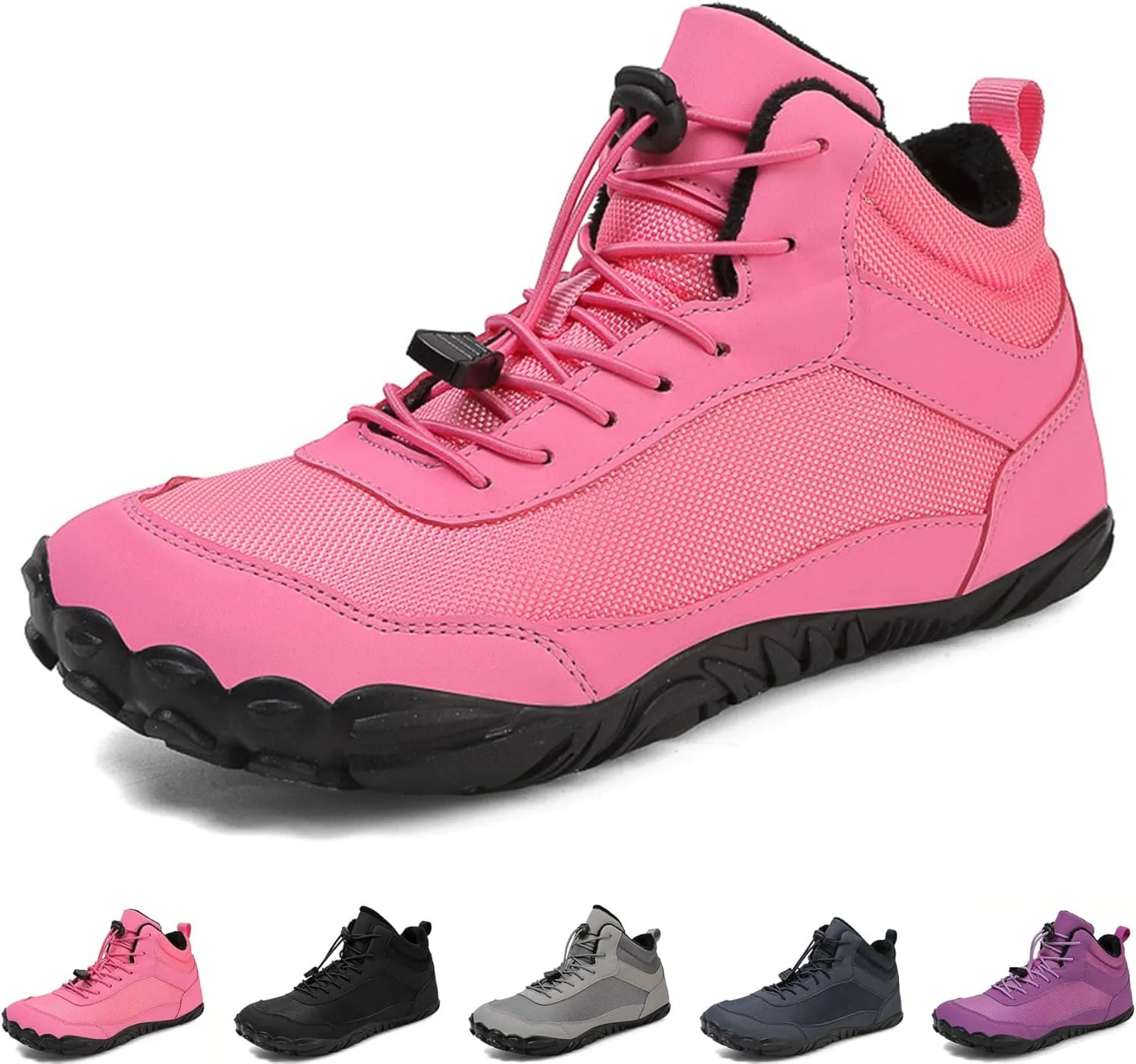 Grounded Winter Footwear For Women, Hike Winter Footwear Barefoot Womens Boots Men, Waterproof Wide Toe Box Barefoot Winter