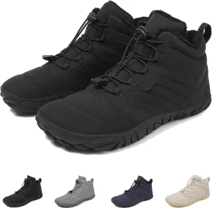 Grounded Winter Footwear for Women, Hike Winter Footwear Barefoot Womens,Wide Toe Box Shoes Waterproof Boots Sneakers