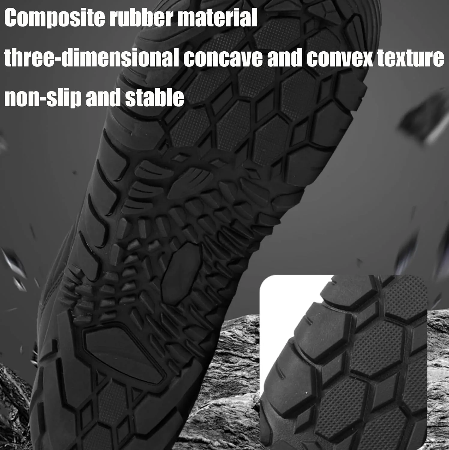 Grounded Winter Footwear for Women, Hike Winter Footwear Barefoot Womens,Wide Toe Box Shoes Waterproof Boots Sneakers