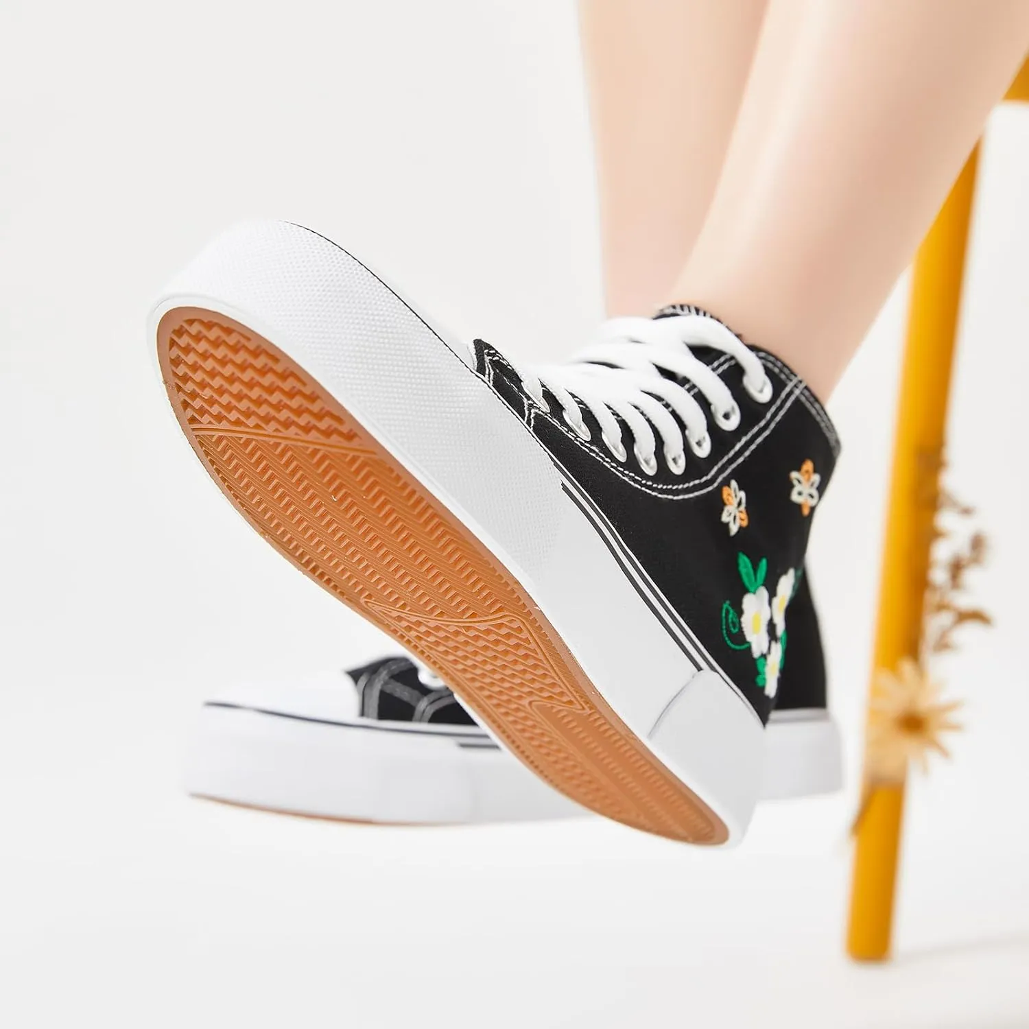 hash bubbie Unisex Fashion High top Sneakers Womens Classic High Tops Canvas Shoes Casual Tennis Shoes for Men