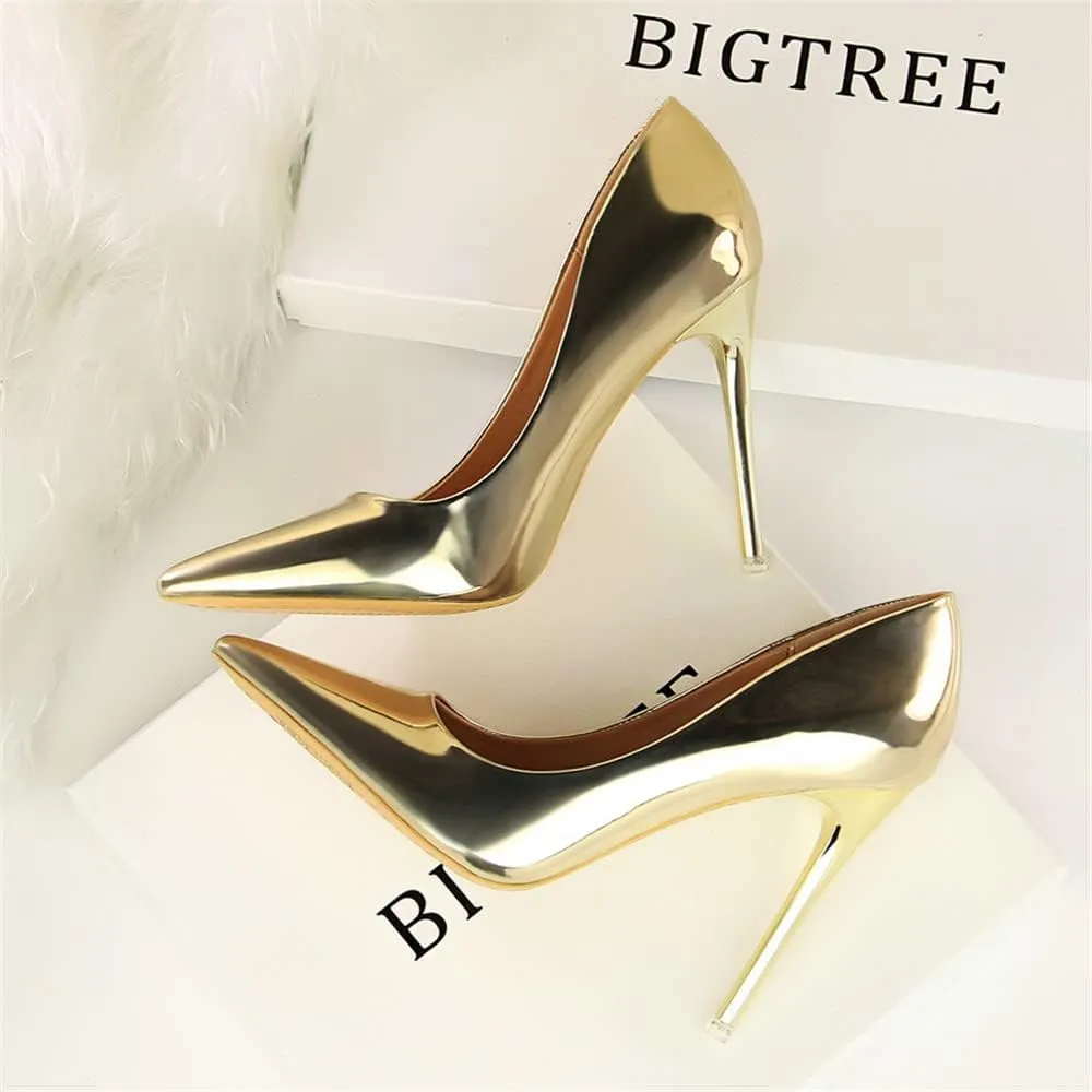 Hee grand Classic Pointed Toe Heels for Women Fashion Suede Stiletto Wedding Party Dress Shoes Office Pumps Lady High Heels