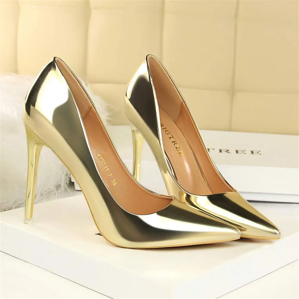 Hee grand Classic Pointed Toe Heels for Women Fashion Suede Stiletto Wedding Party Dress Shoes Office Pumps Lady High Heels