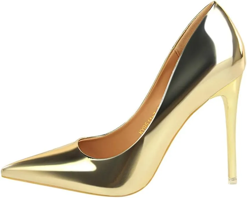 Hee grand Classic Pointed Toe Heels for Women Fashion Suede Stiletto Wedding Party Dress Shoes Office Pumps Lady High Heels
