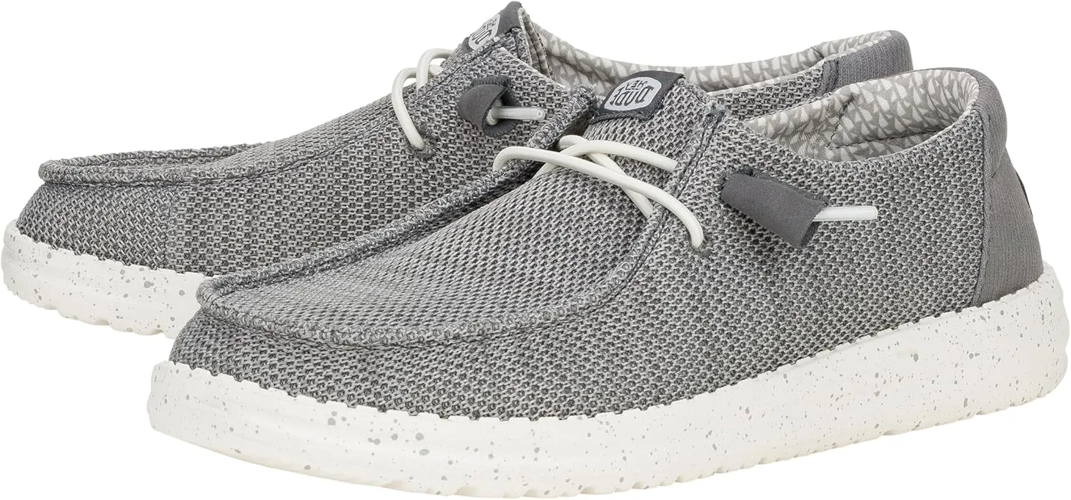 HEYDUDE Wendy Stretch Sox, Women’s Shoes, Women’s Slip-on Loafers, Comfortable & Light-Weight