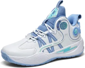 High Top Basketball Shoes for Women Lightweight Breathable Mesh Non Slip Outdoor Cushioning Workout Tennis Athletic Sneakers